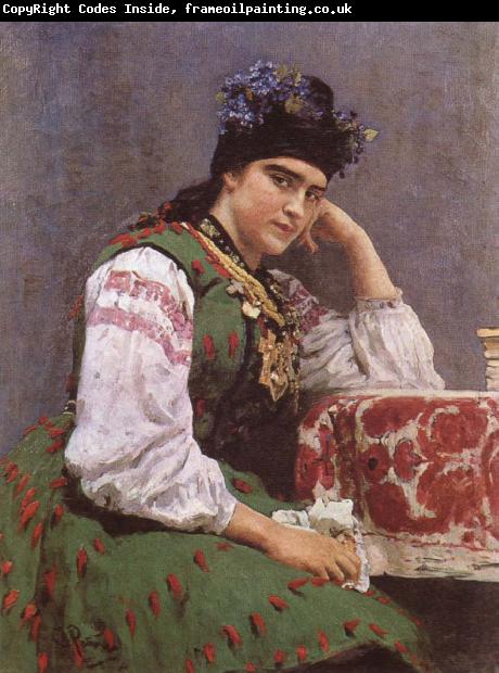 llya Yefimovich Repin Portrait of Sofia Mikhailovna Dragomirova